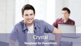  Presentation with education - Colorful presentation enhanced with education concept - group of smiling backdrop and a  colored foreground