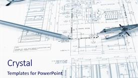  Presentation with tool belt tools - Amazing slides having education construction - drawings of building homes backdrop and a  colored foreground