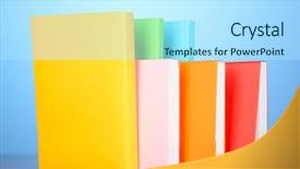  Presentation with tan book stack stacks of books - Cool new slide deck with today is your day concept backdrop and a light gray colored foreground.