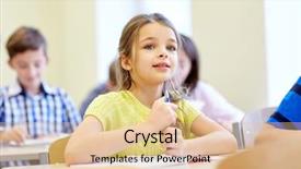  Presentation with elementary children - PPT theme enhanced with education elementary school learning children background and a lemonade colored foreground