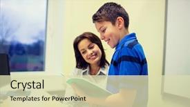  Presentation with technology and career day and elementary school - Amazing theme having education elementary school learning examination backdrop and a soft green colored foreground