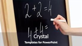  Presentation with elementary education math - PPT layouts with education elementary school learning math background and a wine colored foreground