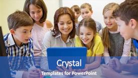  Presentation with elementary school technology - Amazing theme having education elementary school learning technology backdrop and a ocean colored foreground