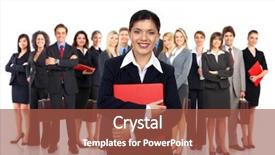  Presentation with blue and orange business people - PPT layouts consisting of education employer - group of business people business background and a red colored foreground