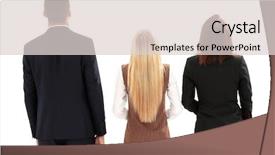  Presentation with team business top view - Colorful PPT layouts enhanced with education employer - rear view business team is backdrop and a lemonade colored foreground