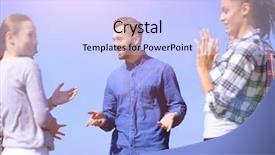  Presentation with team building compass - PPT layouts having education equality - closeup a team of friends background and a  colored foreground