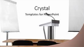  Presentation with barangay hall - Beautiful theme featuring education event - rostrum and microphone backdrop and a white colored foreground