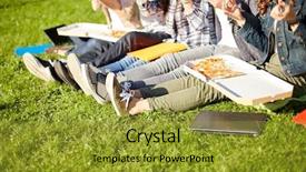  Presentation with friendship - Presentation consisting of education food people and friendship background and a gold colored foreground