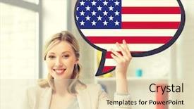  Presentation with english foreign language - Presentation theme consisting of education foreign language english people background and a lemonade colored foreground