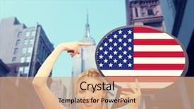  Presentation with english foreign language - Slides with education foreign language english people background and a coral colored foreground