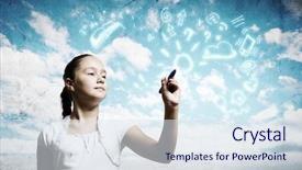  Presentation with hand drawn school - Colorful slide deck enhanced with quail eggs - quail eggs in backdrop and a violet colored foreground