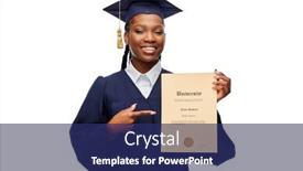  Presentation with education - Presentation consisting of education-graduation-and-people-concept background and a navy blue colored foreground