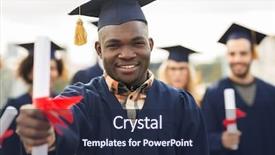  Presentation with international education - PPT layouts featuring education graduation and people concept background and a wine colored foreground