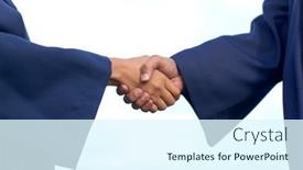  Presentation with international education - Cool new slides with education-graduation-gesture-and-people backdrop and a sky blue colored foreground