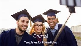  Presentation with technology education - Cool new slides with education graduation technology and people backdrop and a  colored foreground