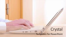  Presentation with key education - Audience pleasing slides consisting of steps made of books leading to door against green field under blue sky backdrop and a gray colored foreground