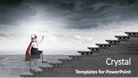  Presentation with education cute - Amazing PPT layouts having education kids dreams - cute girl of school age backdrop and a dark gray colored foreground