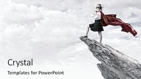  Presentation with education cute - Beautiful slides featuring education kids dreams - cute girl of school age backdrop and a sky blue colored foreground