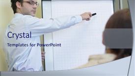  Presentation with language - Amazing slides having education language - businessman making a presentation backdrop and a  colored foreground