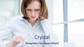  Presentation with printing press digital - Colorful PPT theme enhanced with education leadership - young woman using a digital backdrop and a sky blue colored foreground