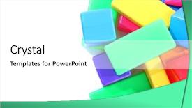  Presentation with plastic - Cool new slide set with education leadership block - colorful plastic toys isolated backdrop and a  colored foreground