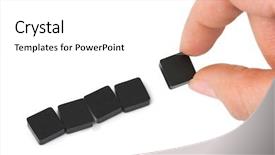  Presentation with game - Amazing slide set having young woman cooking in kitchen closeup backdrop and a tawny brown colored foreground