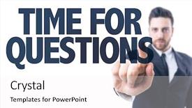  Presentation with once upon a time text - Beautiful PPT layouts featuring education leadership issues - business man pointing the text backdrop and a white colored foreground