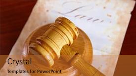  Presentation with old paper - Amazing presentation theme having soup with pearl barley vegetables and meat in a bowl backdrop and a coral colored foreground