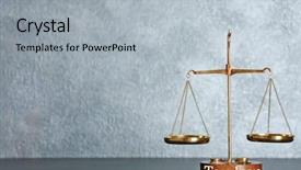  Presentation with education law - PPT theme featuring education legislative - law scales on a table background and a light gray colored foreground