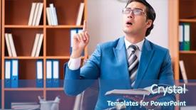  Presentation with lawyer - Slides enhanced with education legislative - lawyer working in the office background and a  colored foreground