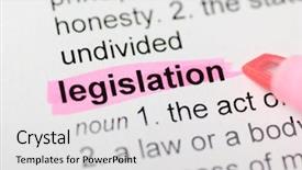 Presentation with education pink - Presentation theme having education legislative - pink marker on legislation word background and a light gray colored foreground
