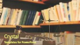  Presentation with justice - Slide deck featuring education legislative - wooden gavel with justice scales background and a tawny brown colored foreground