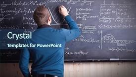  Presentation with math teacher - Cool new PPT layouts with mackerel fish fried and flipper backdrop and a gold colored foreground