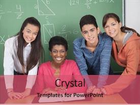 Math Trigonometry Education Portrait PPT template 94 | CrystalGraphics