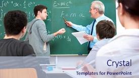  Presentation with racial group high school students - Colorful slides enhanced with glass ceramics 2 2 2 2 2 backdrop and a white colored foreground