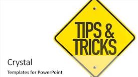  Presentation with tips internship - Colorful slide set enhanced with education policy - tips tricks sign isolated backdrop and a white colored foreground