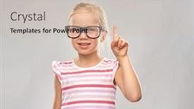  Presentation with education cute - Amazing slides having education-school-and-vision-concept backdrop and a soft green colored foreground