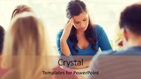  Presentation with students thinking - PPT theme having education school test and people background and a coral colored foreground