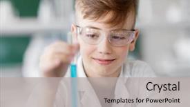  Presentation with education children technology science - PPT layouts consisting of education science and children concept background and a light gray colored foreground