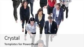  Presentation with sales forecast people behind success - PPT theme consisting of education target - going business people behind background and a white colored foreground