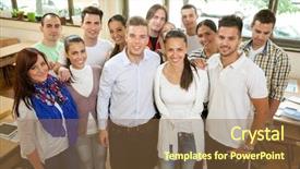  Presentation with diverse elementary students in classroom - Slides enhanced with violent child - portrait of a white student background and a  colored foreground.