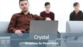  Presentation with closeup of ground spices cumin - Beautiful PPT layouts featuring education update - closeup brooding guy backdrop and a  colored foreground