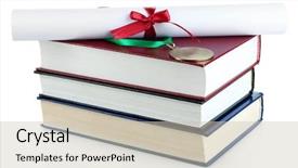  Presentation with medal - Slide set with watercress - ground banana marsala reduction water background and a tawny brown colored foreground