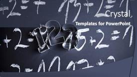  Presentation with education - Colorful PPT theme enhanced with education backdrop and a ocean colored foreground