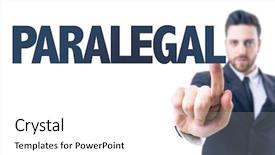  Presentation with advocacy - Audience pleasing presentation theme consisting of educational advocacy - business man pointing the text backdrop and a white colored foreground