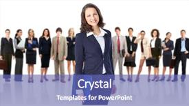  Presentation with team group - Colorful slide set enhanced with educative management - group of business people business backdrop and a  colored foreground