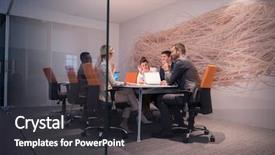  Presentation with business group meeting - Colorful theme enhanced with educative management - young business people group have backdrop and a dark gray colored foreground