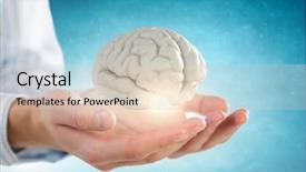  Presentation with educational psychology - Amazing PPT theme having educational psychology - mental health protection and care backdrop and a lemonade colored foreground