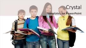  Presentation with educational equity - Audience pleasing PPT theme consisting of educational theme group of emotional backdrop and a lemonade colored foreground