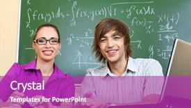  Presentation with educational - Beautiful PPT theme featuring educational theme happy students backdrop and a  colored foreground